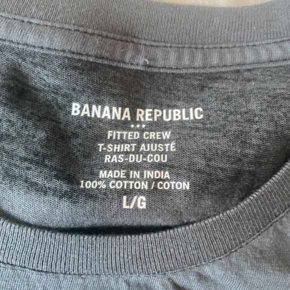 NEW Banana Republic Fitted Crew Men’s Large T-Shirt - Picture 5 of 6